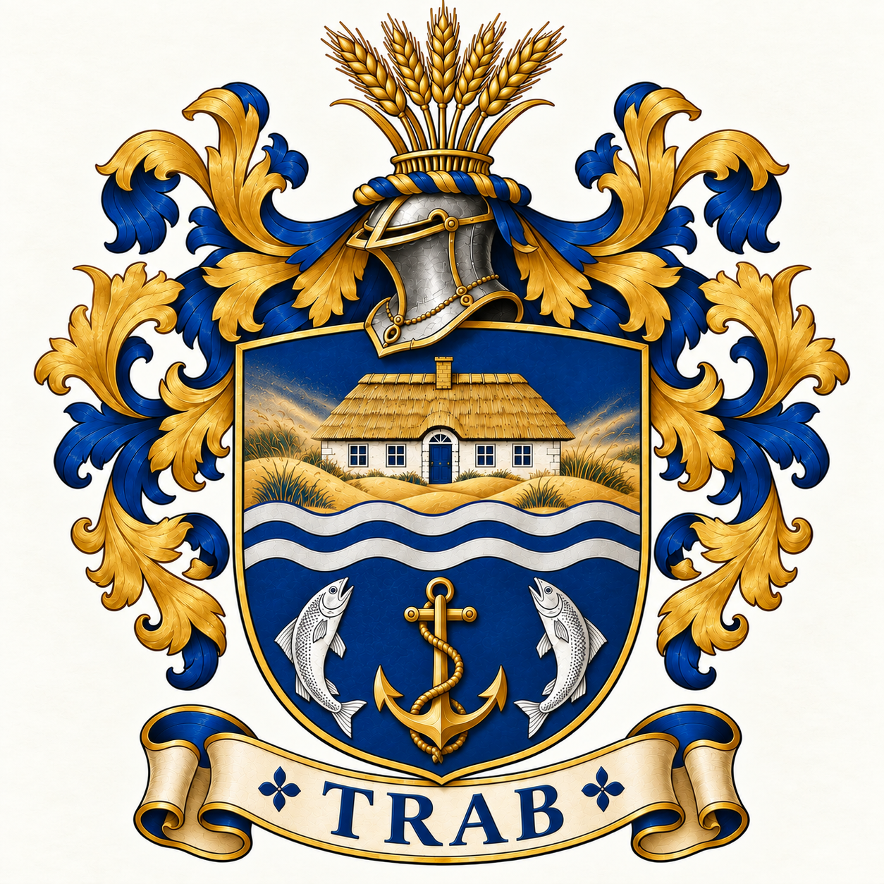 Trabslægtens våbenskjold